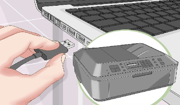 اتصال دستگاه کپی به کامپیوتر با کابل شبکه